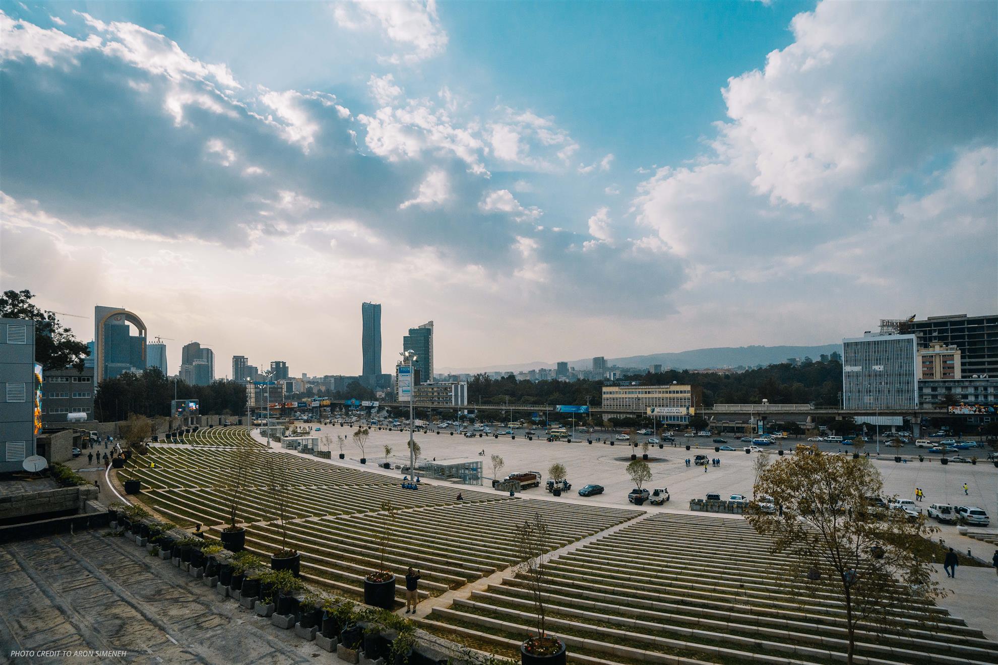 Städtisches Leben in Addis Abeba